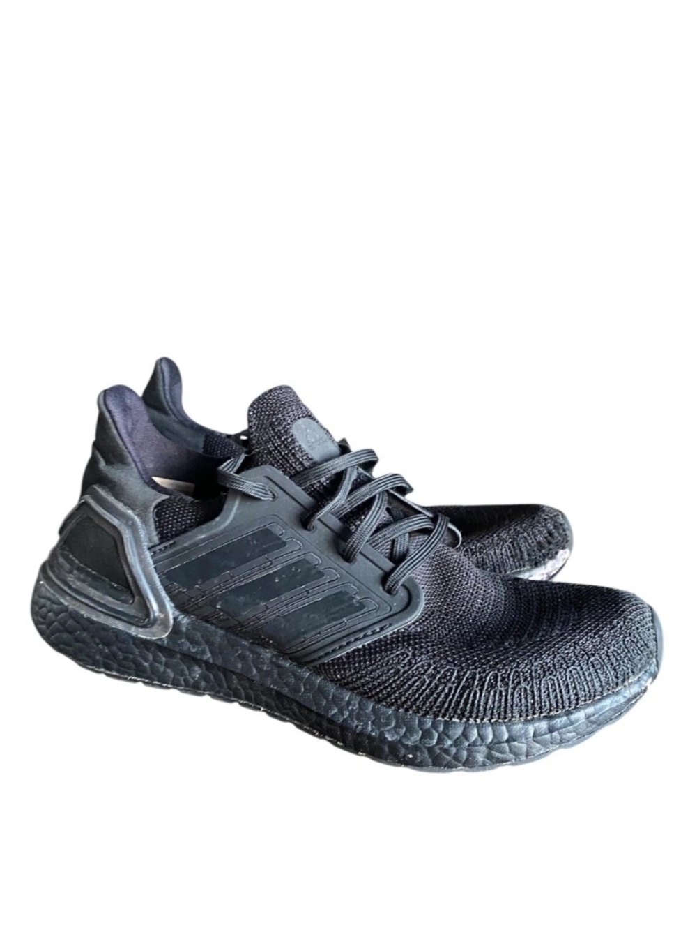 Adidas Ultraboost 20 Triple Black Women 7.5 Running Shoes FU8498